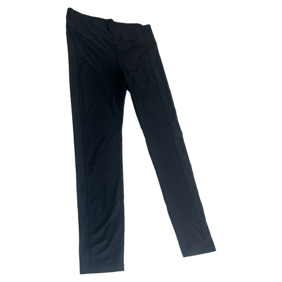 Sweaty Betty London‎ women’s leggings full length black shiny size XL inseam 26 - Picture 1 of 4